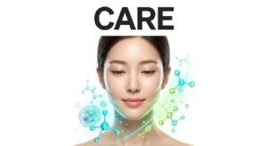 실리프팅 시술 후 회복 및 케어 과정을 상징하는 비주얼